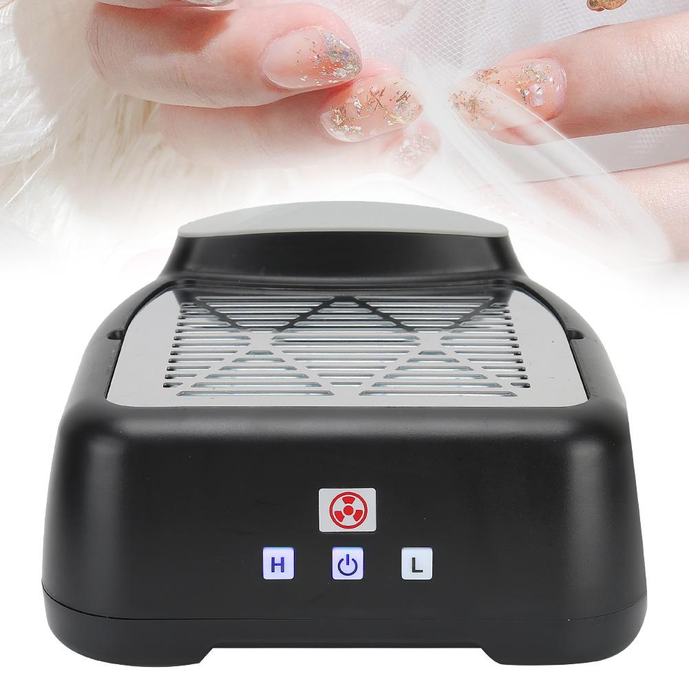30W Adjustable Nail Dust Collector Strong Suction Nail Art Vacuum Cleaner Manicure ToolUK Plug