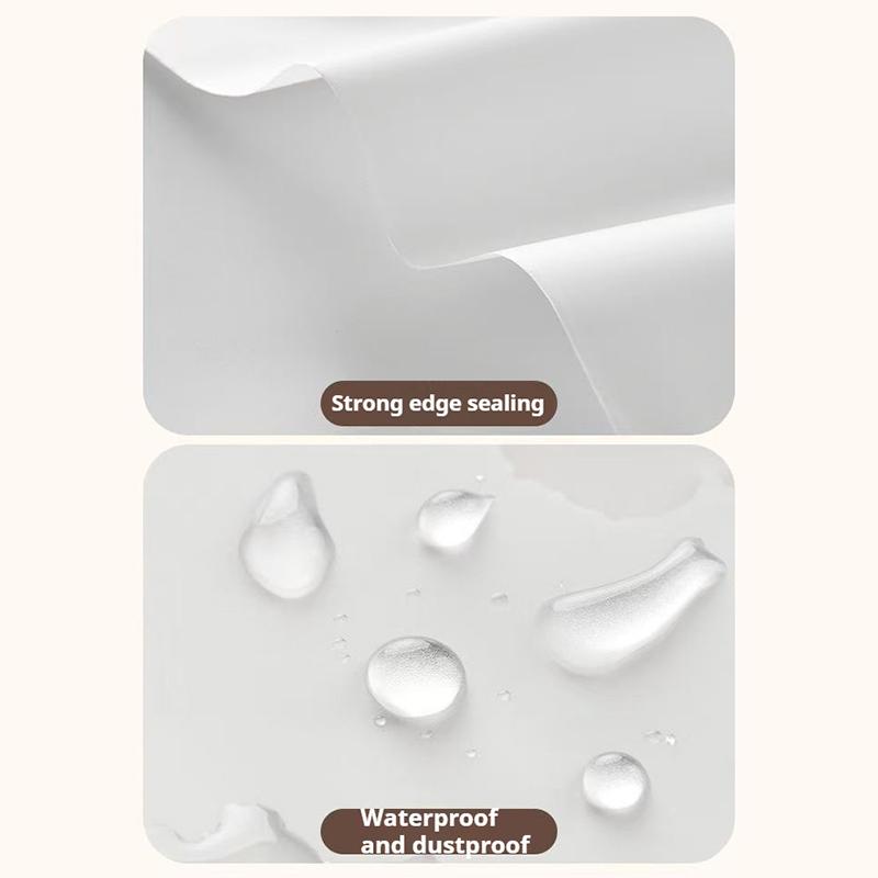 10/15Pcs Reusable Zipper Bag PE Frosted Transparency Plastic Waterproof Travel Packing For Clothes Underwear Classified