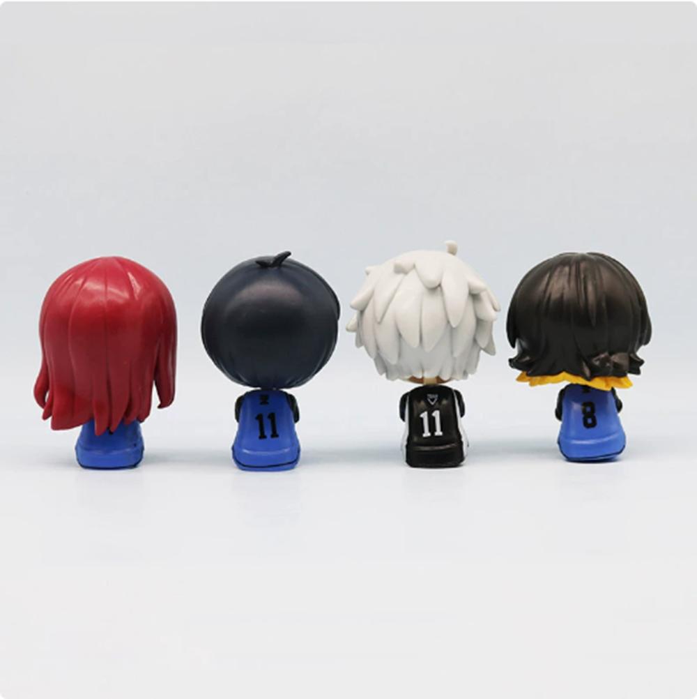New BLUE LOCK Action Figures Anime Figure Q Version Figurine PVC Collectible Model Doll Toys