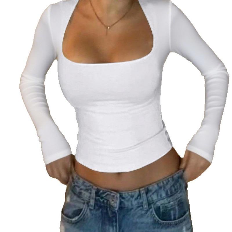 Long-sleeved Slim Vest T-shirt Women's Autumn and Winter 2025