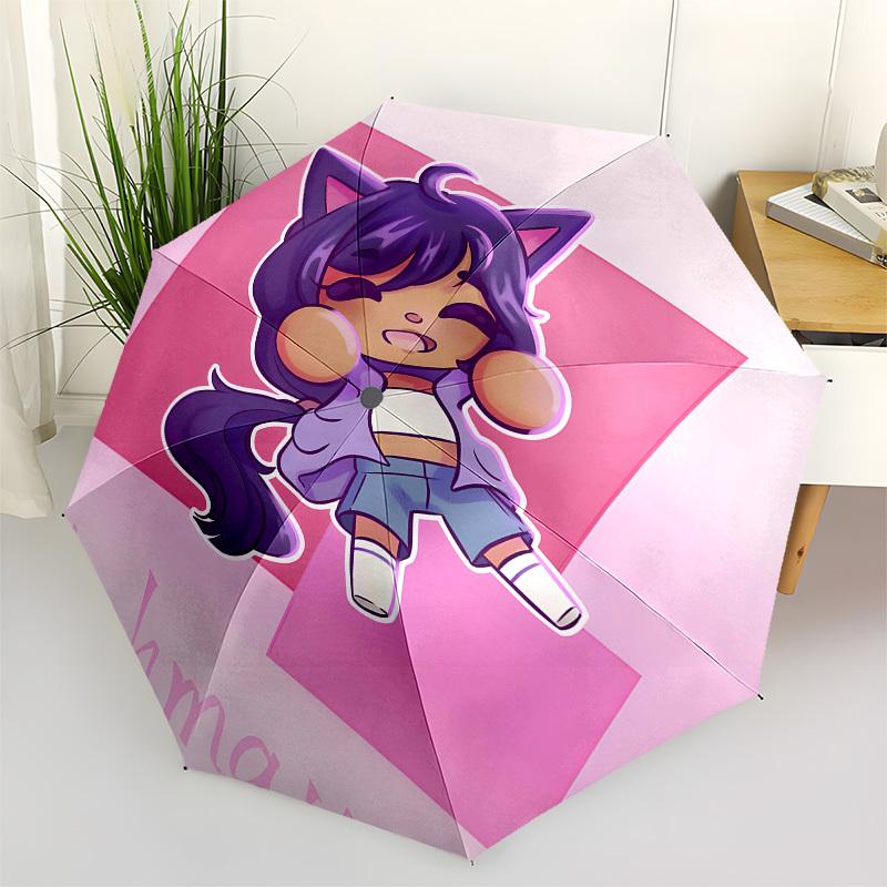 

Chibi, Fox Automatic Opening and Closing, 8 rib Structure Portable Umbrella, Suitable for Men and Women in All Seasons Perfect Gift for Hol