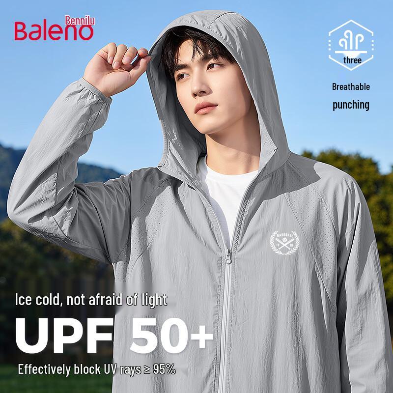 Baleno Men s Hooded Sun Protection Jacket M