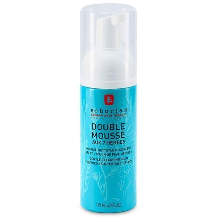 Erborian Double Mousse Aux 7 Herbes Mousse Nettoyante Douceur 145ml