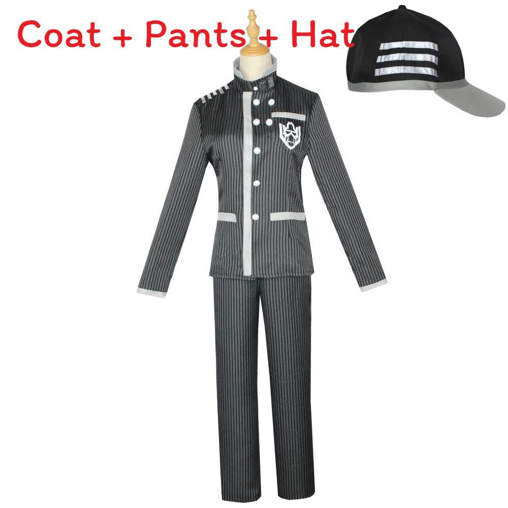 Danganronpa Saihara Shuichi Cosplay Attire With Knit Fabric For Role Play Events S