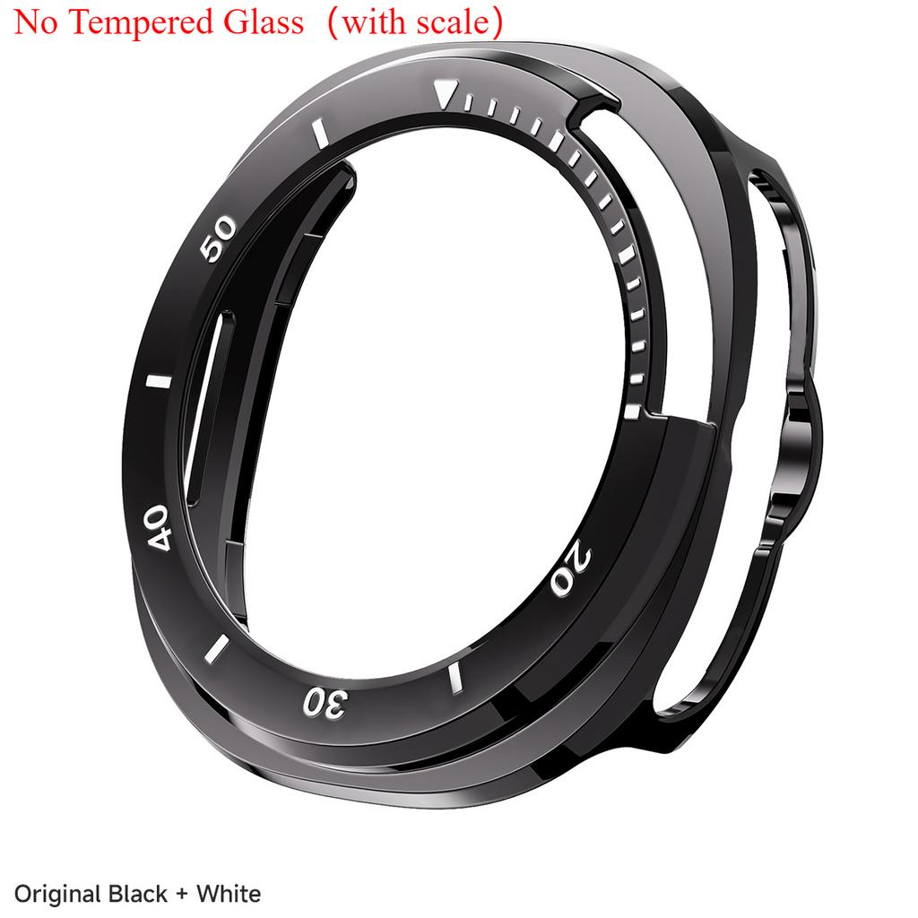 Protector Case For Samsung Galaxy Watch 8 Classic PC Hollowed Cover Protective Bumper Shell Tempered Glass Screen Accessories