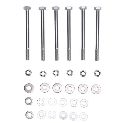 Přepážka z nerezové oceli Šrouby s maticemi Sada podložek Vysoká tvrdost pro řadu 2a 3