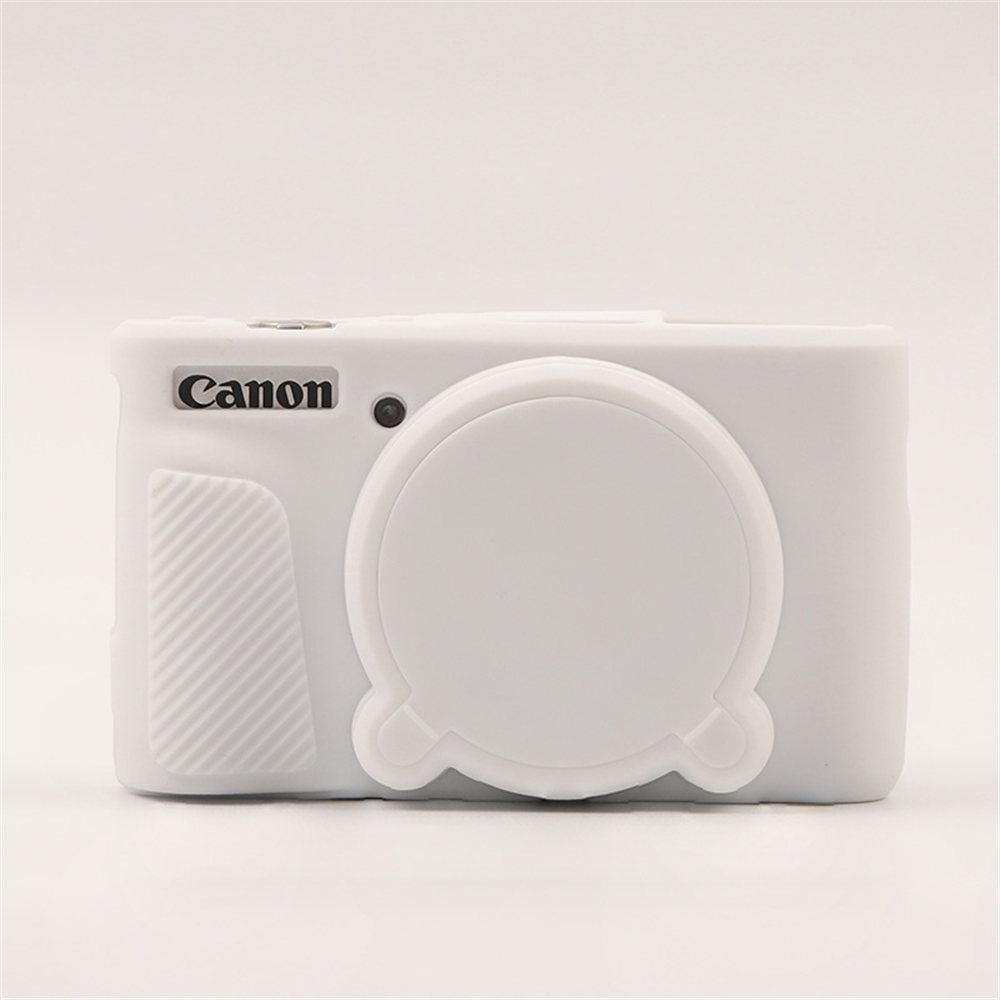 For SX740HS SX730HS Soft Rubber Silicone Case For Canon PowerShot SX740 HS SX730 Armor Body Cover Skin With Len Protector