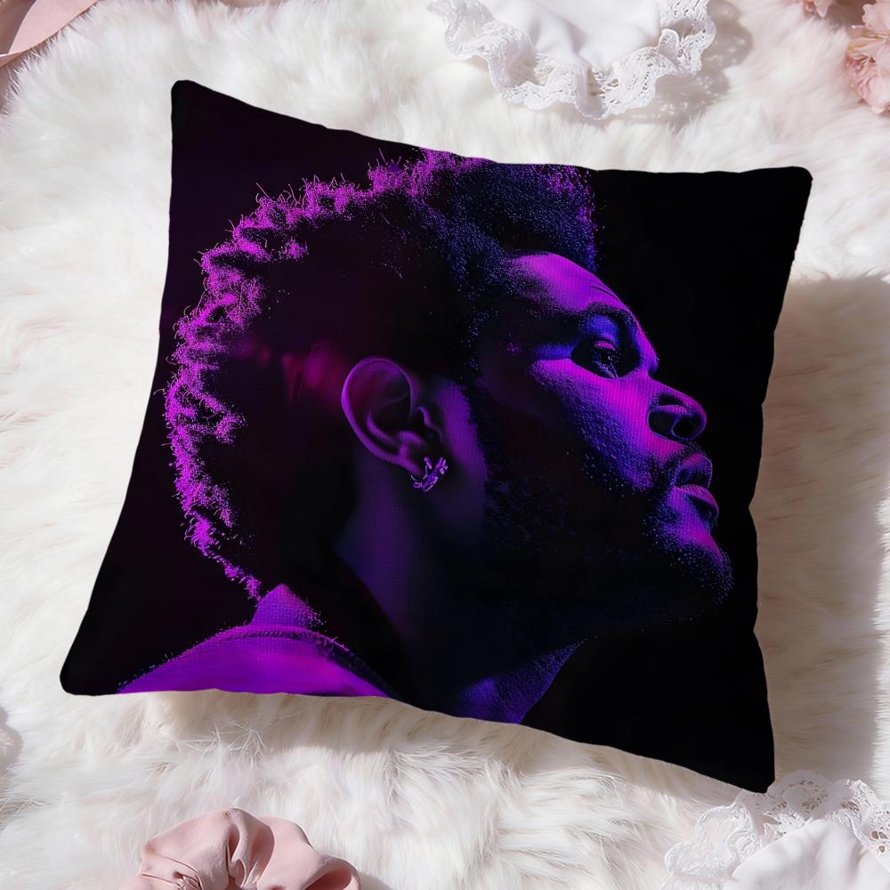 T-The Weeknd Sänger Kissenbezug Premium Komfort Wendbarer Kissenbezug -Zwei-in-Eins-Design für Jeden Raum & Autoinnenraum