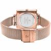 Pierre Lannier Le Carre Collection Mesh Strap Watch P008F938 Women's, Officially Imported, Pink Gold and Black