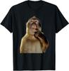 Thinking Monkey Meme T-Shirt