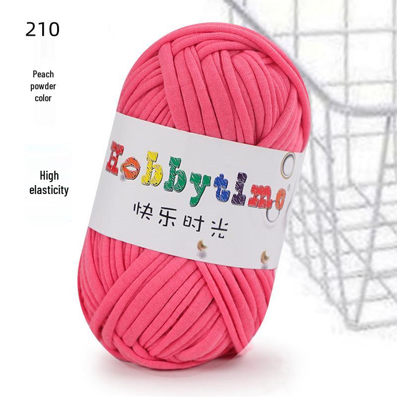 Cloth Strip Yarn DIY Crochet Kit: Handmade Bag, Knitting Material for Cushions, Carpets, and Dolls