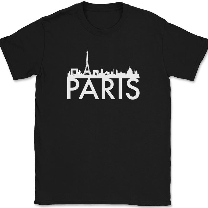 Paris France Cityscape T-Shirt Funny Humor Novelty Tee