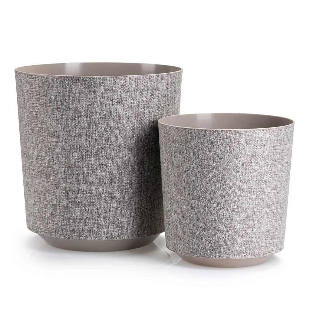 Doniczka Aloe Texelle Taupe H20X19,5 Cm