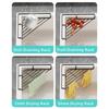 Punch-free Sink Corner Rack Anti-rust Sink Drain Shelf  Cleaning Supplies Storage