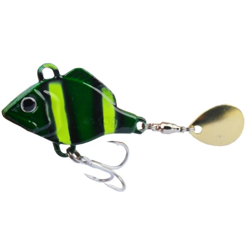 5Pcs Vibrating Metal Fishing Lures Artificial Hard Baits Spinner Spoon Lure For Long Distances Casting And Durability