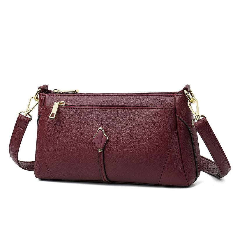 Women's bag 2025 new middle-aged mother small square bag multi-compartment underarm bag versatile fashion shoulder messenger bag