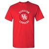 University of Houston Cougars Distressed Circle Logo T-Shirt - Red