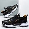 Foreign trade shoes men's thick-soled comfortable and breathable running shoes students' daily mesh color matching fashion sports shoes