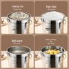 304 Stainless Steel Sealed Portable Food Bucket