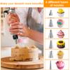Cake Decorating Piping Syringe DIY Cupcake Decorating Nozzle Frosting Making for DessertDessert Cookies Cream Filling Injector