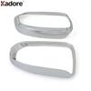 For Volvo XC60 XC 60 2018-2025 2026 Chrome Side Door Rearview Mirror Eyebrow Rain Shield Sun Visor Cover Trim Car Accessories