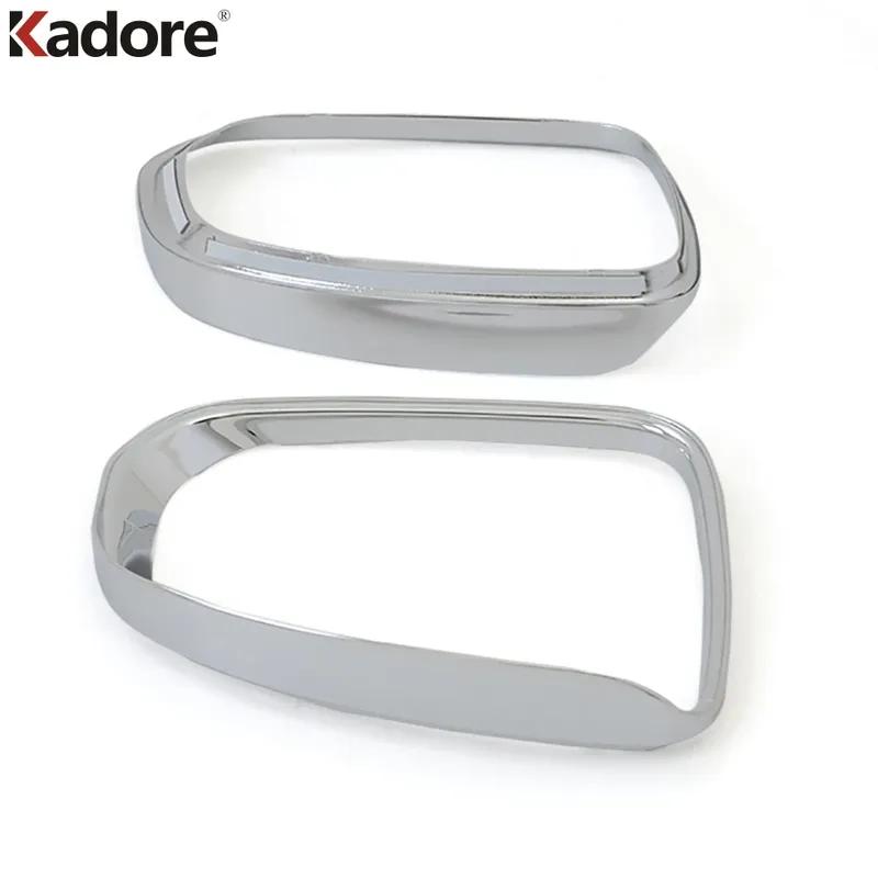 For Volvo XC60 XC 60 2018-2025 2026 Chrome Side Door Rearview Mirror Eyebrow Rain Shield Sun Visor Cover Trim Car Accessories