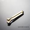 Set of 12 Golden Stainless Steel Sugar Tongs