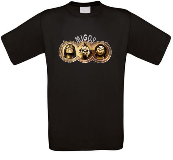 Migos Takeoff Offset Quavo Rap Hip Hop Atlanta T-Shirt S