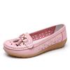 Korean Style Spring 2024 Women's Casual Loafers - Slip-On Bean Shoes for Moms.