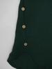 Plus Size Solid Color V-Neck Long Sleeve Button-Up Top - Women's Spring/Autumn Elegant Shirt