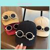 Kids Sunblock Baseball Hat With Long Brim And Cotton Material For Allseason Sunshield Use