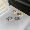 Luxury Minimalist Rhinestone Snake Hoop Earrings For Women Unique Cool Premium Ear Cuff Jewelry