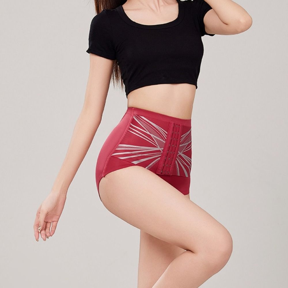 High Waist Butt Lifting Briefs Buckle Tummy Control Underpants Seamless Panties Women  Dress