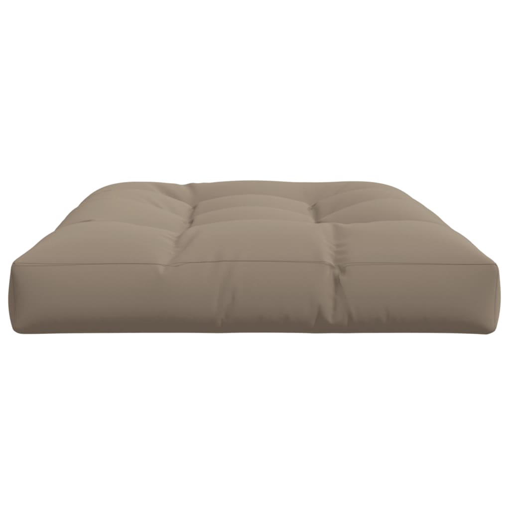 Pallet Cushion Taupe 120 x 80 x 12 cm Fabric