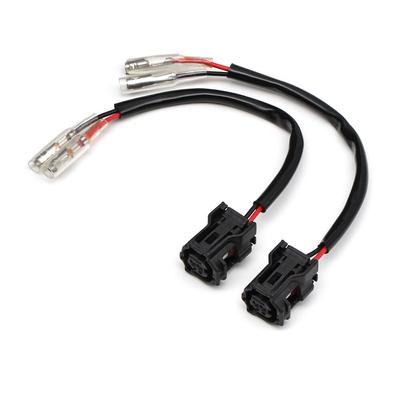 2pcs Motorcycle 2-Wire Turn Signal Indicator Wiring Connectors Plug Adapters Connector Wire Harness For Yamaha MT10