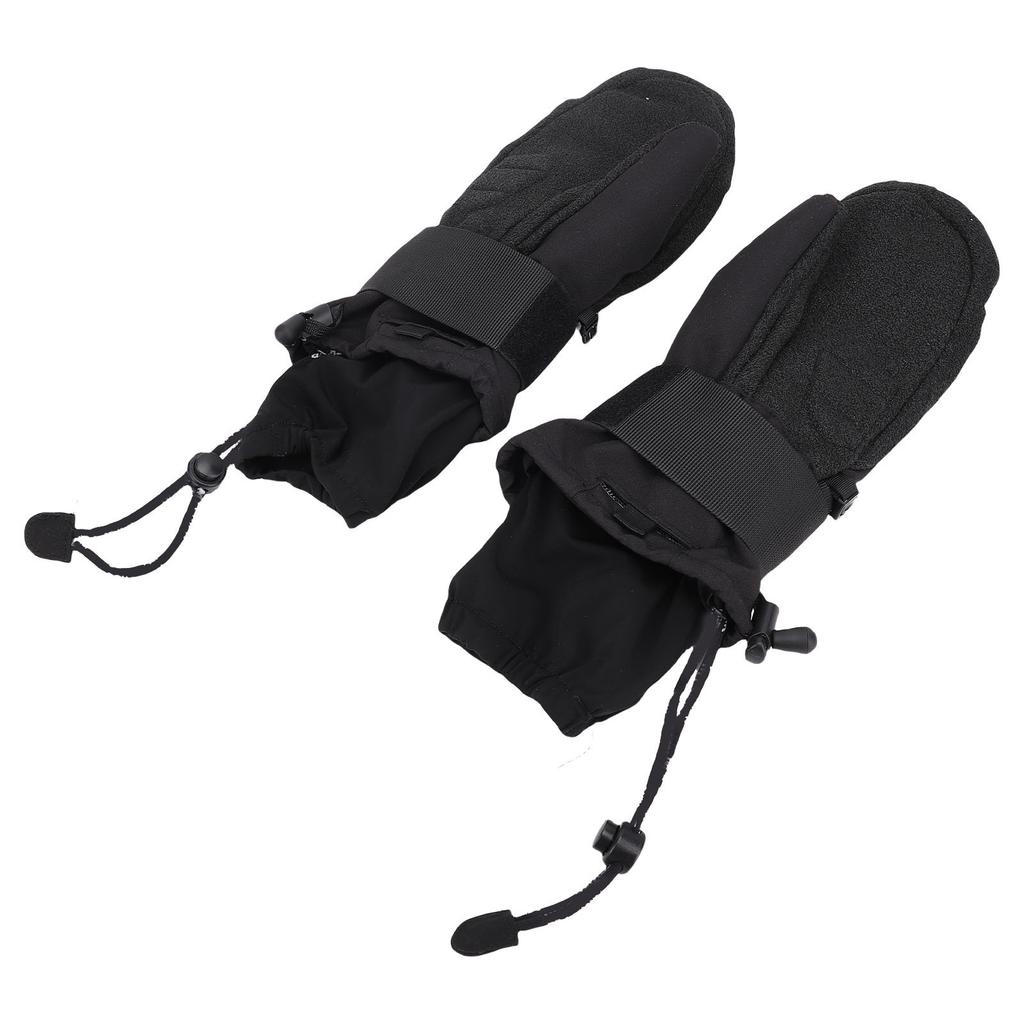 Ski Mittens Rain Proof Windproof Snowboarding Mittens with EVA Shock Absorbing Pads Insulated 5 Fing