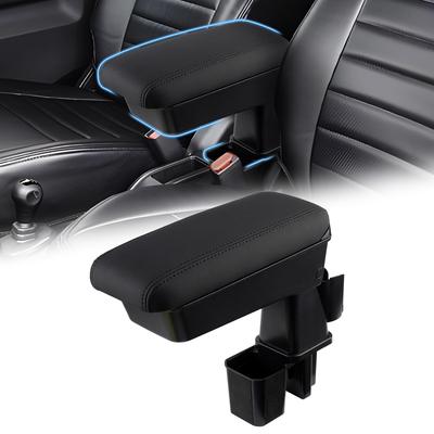 Cutie de depozitare glisantă pentru consola centrală LIMSTYLE pentru Suzuki Jimny și JC74 iulie 2018 Piele PU reglabilă cu pernă din spumă cu memorie și compatibilă cu OEM