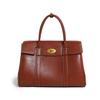 2024 Premium Waxed Leather Tote: Soft, Spacious, Versatile Handbag for Commuting & Crossbody Use