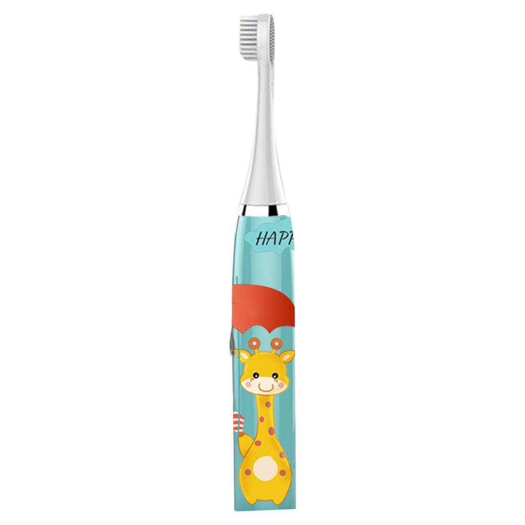 Children Electric Toothbrush Cartoon Fully Automatic Sonic Toothbrush with 3 Brush Heads for Kids