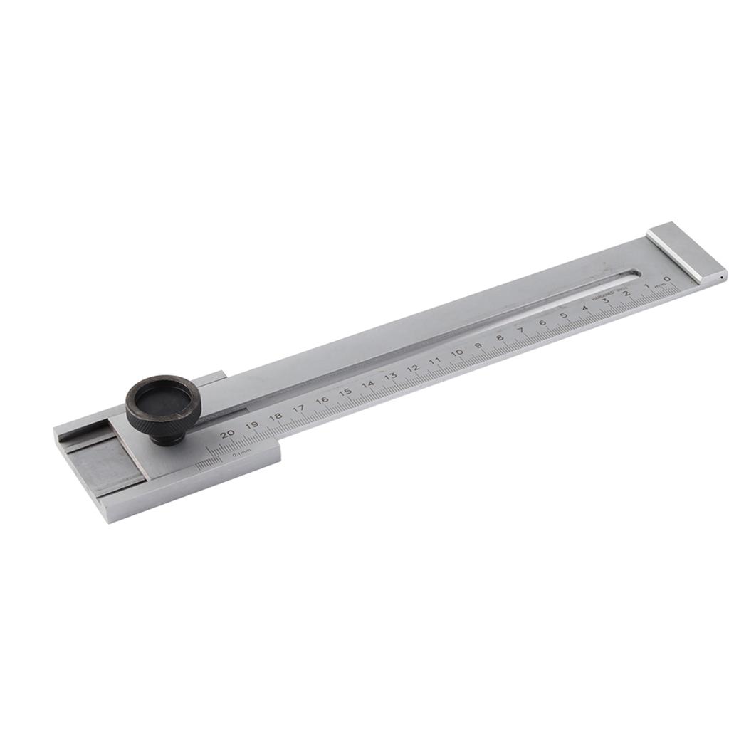 Woodworking Tool Metal Square Ruler Workshop Use Silver Clear Graduations Easy-to-read Markings Ergonomic Design