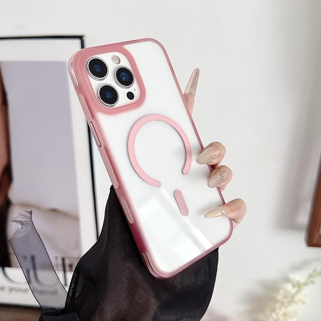 Foreign trade four-corner airbag magnetic mobile phone case is suitable for Apple 17PROMAX trend 17PRO high-end 16PRO.
