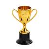 Zestaw 2 Złote Mini Trofea Wzór Gwiazdy Stabilna Czarna Podstawa Dla Dzieci Konkursy Dzień Sportu Szkolnego Nagrody