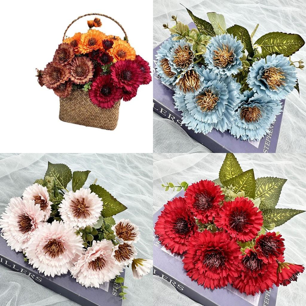 6 Künstliche Blumendekoration für Party-Event-Mittelstück mit realistischem Design