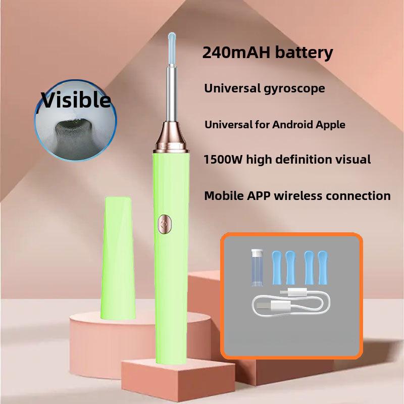 SL0011 WiFi Visual Ear Pick: HD Luminous Integrated Spoon for Ear Canal Cleaning