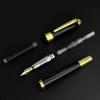Stilou de afaceri negru metalic de lux de înaltă calitate, stilou pentru semnătură de scriere zilnică