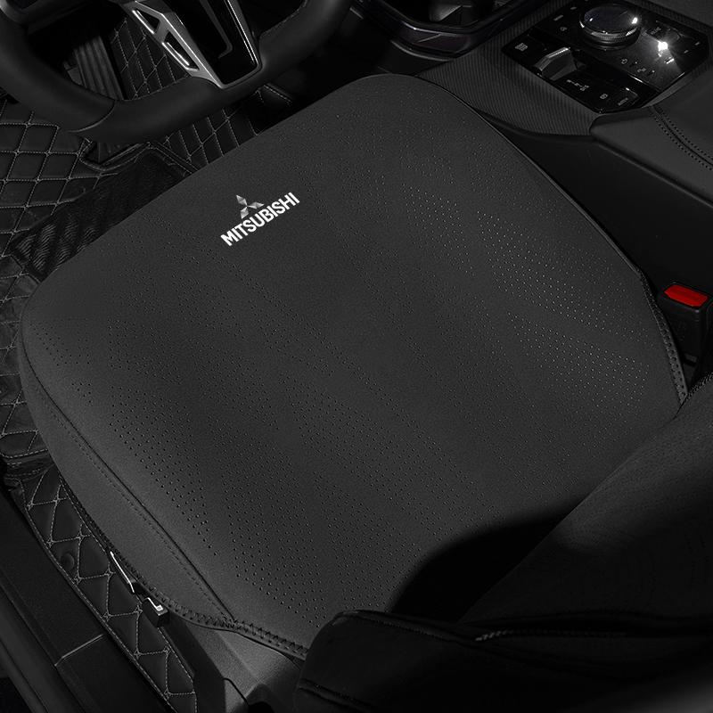 Keychain Car Seat Black Cushion Breathable Protector Pad Auto Interior For Mitsubishi Eclipse Lancer Outlander Pajero Ralliart