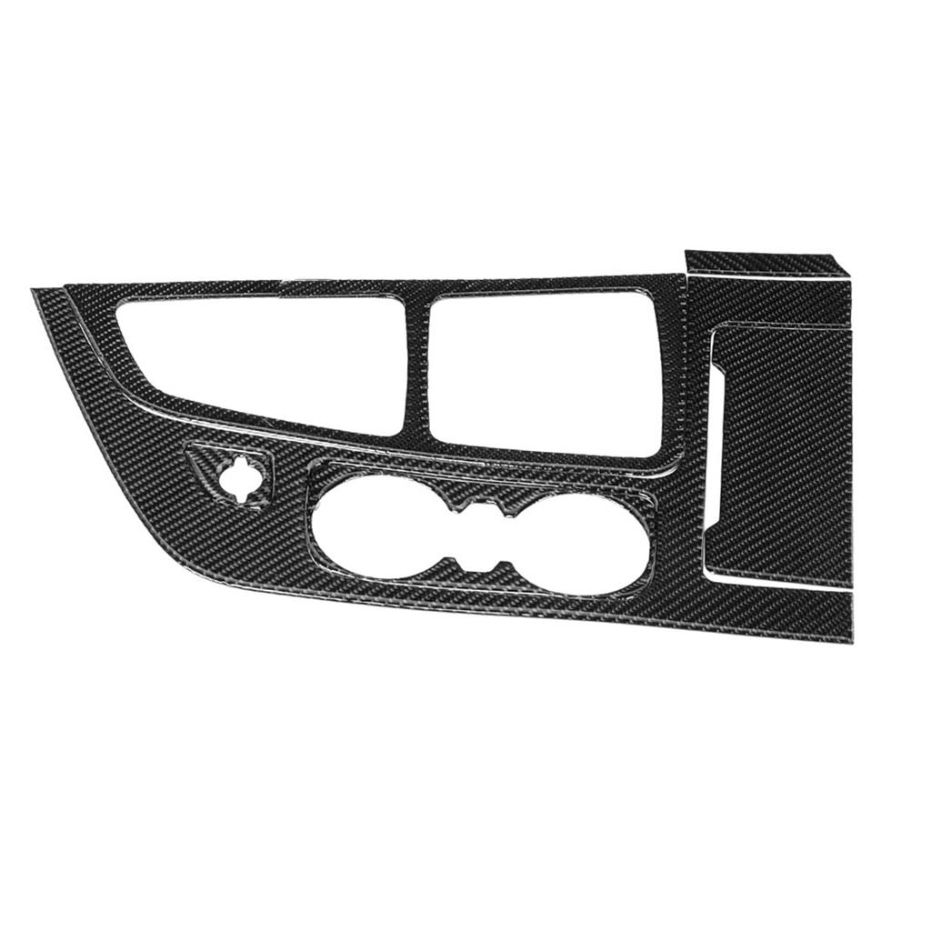 6pcs Set Carbon Fiber Center Console Gear Shift Panel Trim Shift Knob Cover Fit for Q7 SQ7 4M 16 19 Left Hand Drive