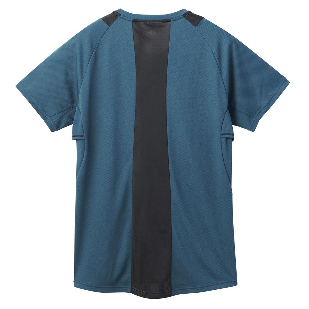 DESCENTE Short Sleeve Shirt by Yuki for Raglan Sleeves for Ease of Shoulder Suitable for Men and Club GR00 (Worn Ishikawa) Volleyball,