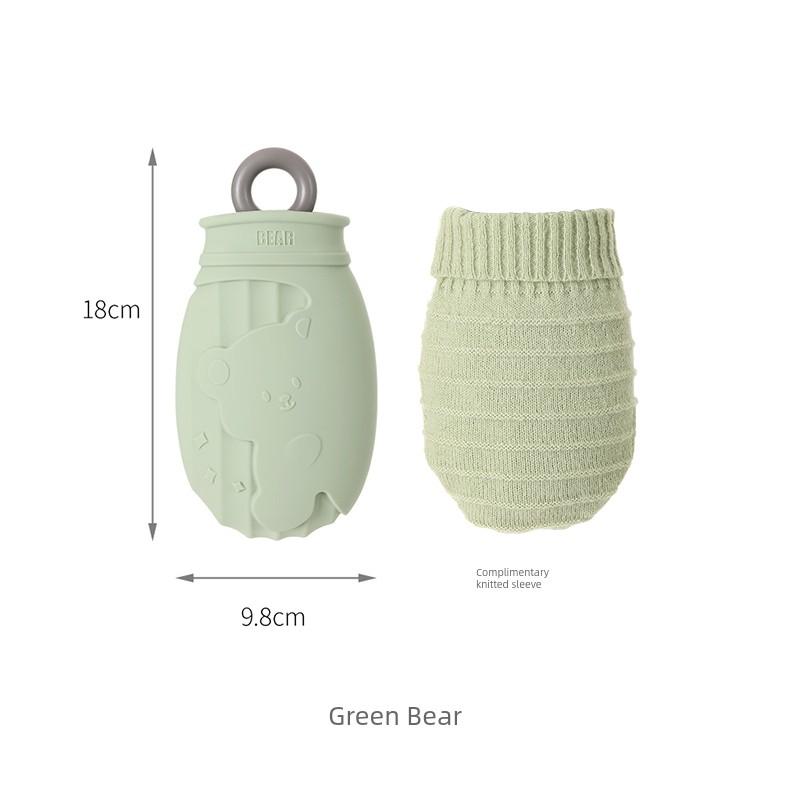 Fasola Warm Water Bottle Hand Warmer Magic Device, Thickened Explosion-Proof Water-Filled Hot Water Bag for Women, Small Size, Waist Warmer, Hot