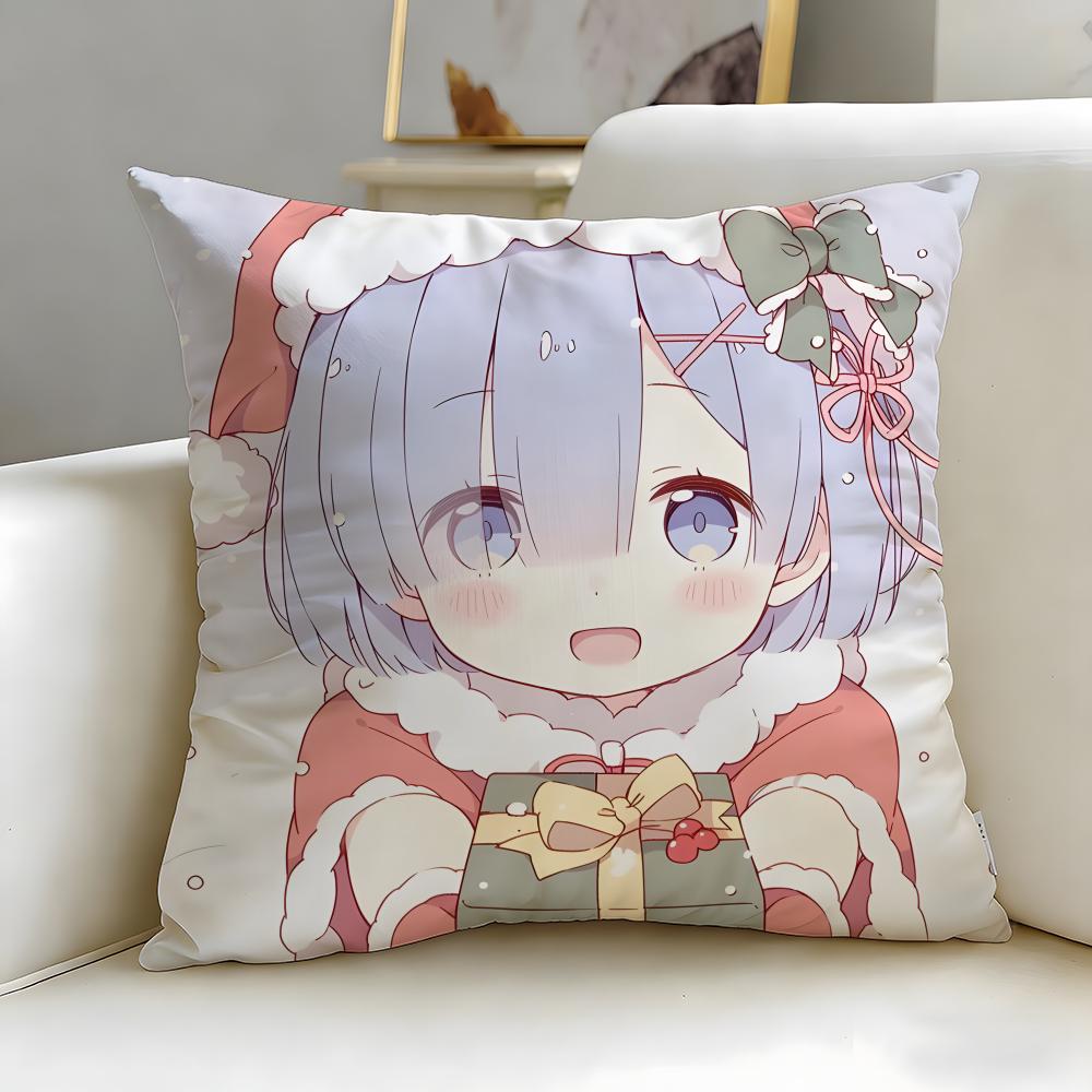 ReLife In a Different World from Zero Cushion Cover Soft  EasyWash Pillow Case  Versatile for Couch Bed Travel and Office